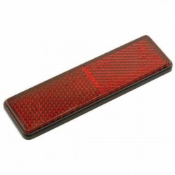 Catadrioptico rojo rectangular tornillos 4mm