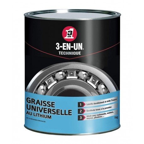 Grasa universal au lithium 1 kg.